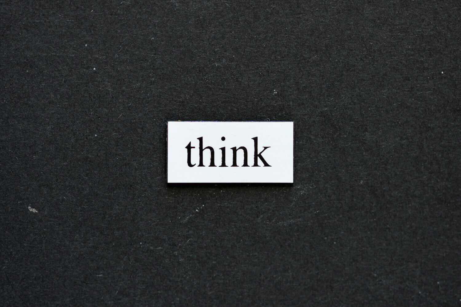 Think - Pensamento Crítico - Pensamento e Ideia Original
